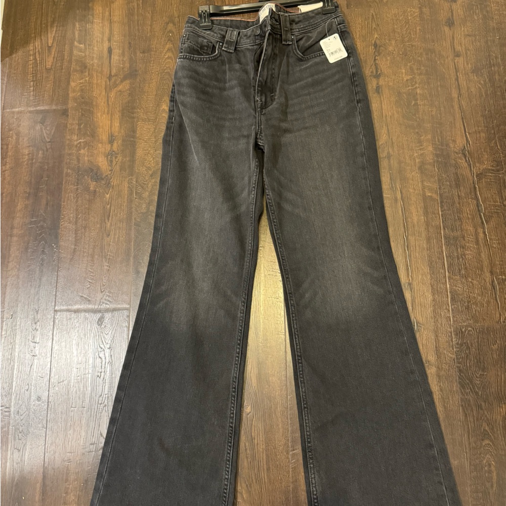 We the Free black flared jeans